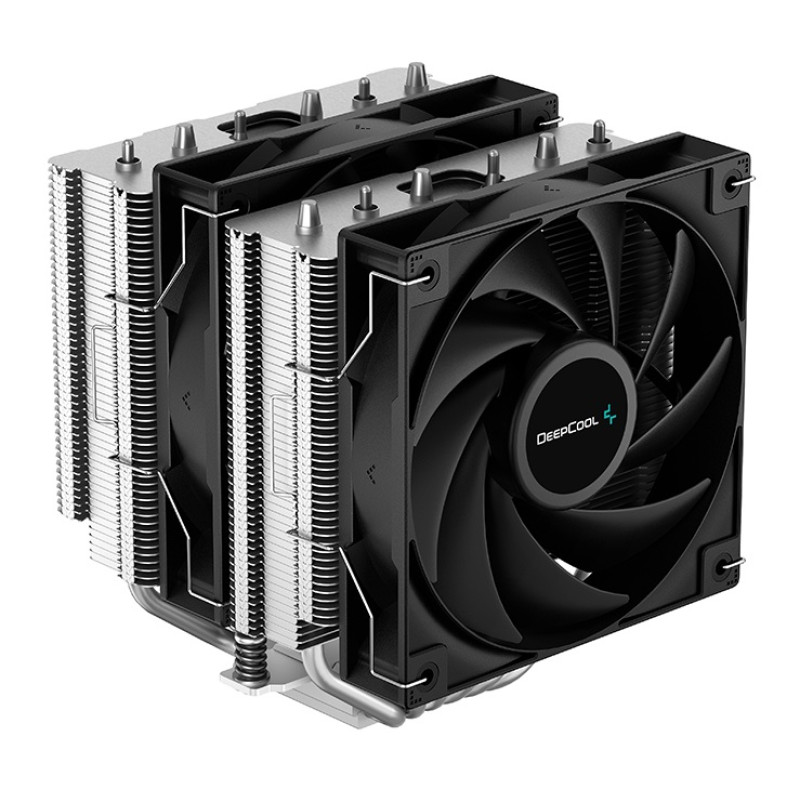 Кулер для процесора Deepcool AG620, алюміній, 2x120 мм, для Intel 115x/1200/1700/775, AMD AMx/FMx