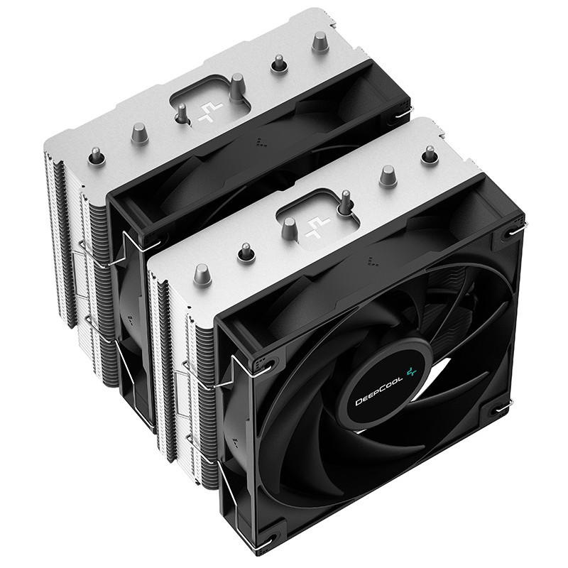 Кулер для процесора Deepcool AG620, алюміній, 2x120 мм, для Intel 115x/1200/1700/775, AMD AMx/FMx