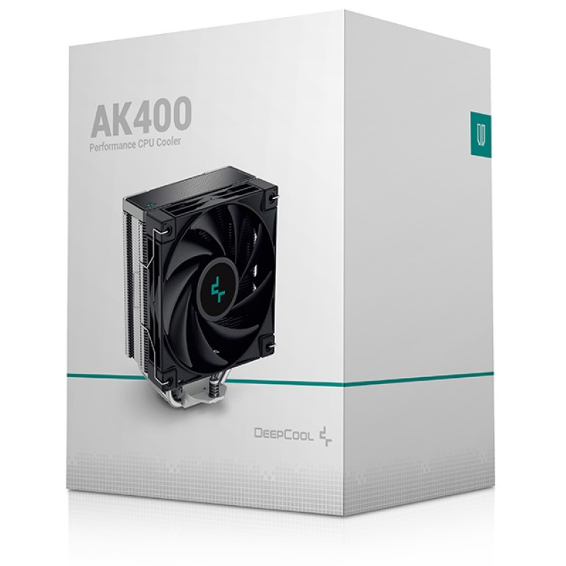 Кулер для процесора Deepcool AK400, алюміній, 1x120 мм, для Intel 115x/1200/1700, AMD AMx/FMx