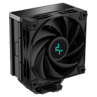Кулер для процесора Deepcool AK400 ZERO DARK, алюміній, 1x120 мм, для Intel 115x/1200/1700, AMD AMx/FMx, 220W