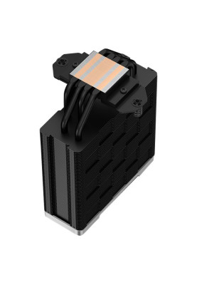 Кулер для процесора Deepcool AK400 ZERO DARK, алюміній, 1x120 мм, для Intel 115x/1200/1700, AMD AMx/FMx, 220W