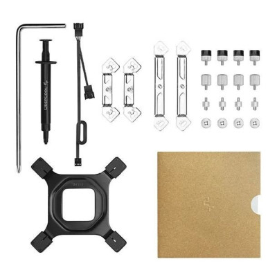 Кулер для процесора Deepcool AK620 White, 2x120 мм, Intel LGA2066/2011-v3/2011/1700/1200/1151/1150/1155/AMD AM4/AM5, 260W