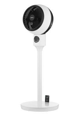 Вентилятор підлоговий Ardesto FNT-C880, White/Black, висота 88 см, дисплей, таймер, пульт ДУ