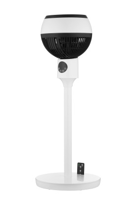 Вентилятор підлоговий Ardesto FNT-C880, White/Black, висота 88 см, дисплей, таймер, пульт ДУ
