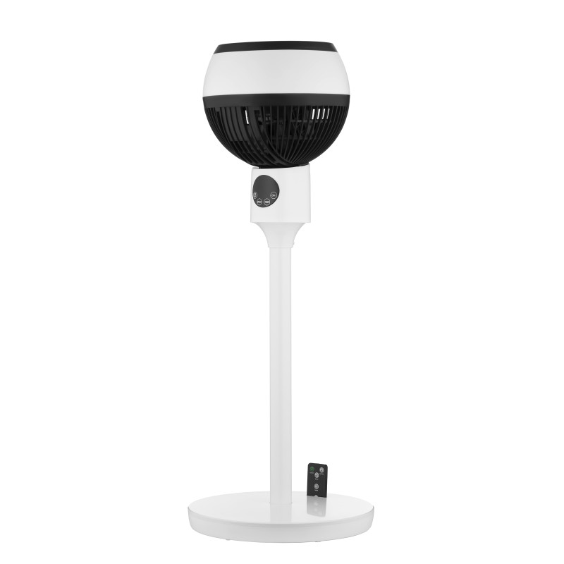 Вентилятор підлоговий Ardesto FNT-C880, White/Black, висота 88 см, дисплей, таймер, пульт ДУ