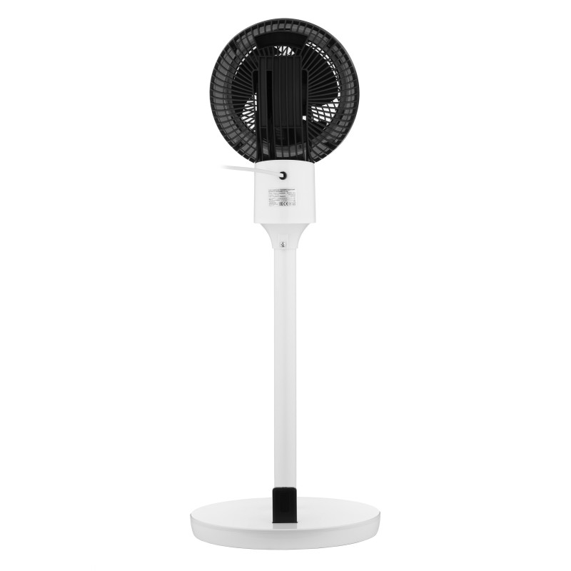 Вентилятор підлоговий Ardesto FNT-C880, White/Black, висота 88 см, дисплей, таймер, пульт ДУ