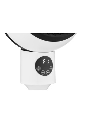 Вентилятор підлоговий Ardesto FNT-C880, White/Black, висота 88 см, дисплей, таймер, пульт ДУ