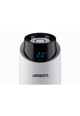 Вентилятор підлоговий Ardesto FNT-R36X1W, White, колонного типу, висота 90 см, дисплей, таймер, пульт ДУ