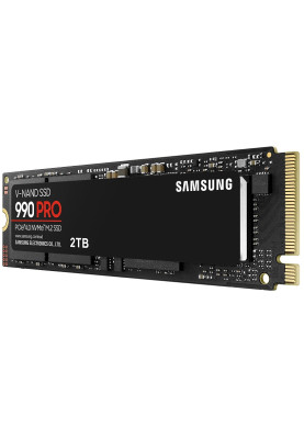 Твердотільний накопичувач SSD 2Tb, Samsung 990 Pro, PCI-E 4.0 x4, M.2 2280, MLC 3-bit V-NAND, 7450/6900 МБ/с (MZ-V9P2T0B)