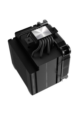 Кулер для процесора Jonsbo HX6250, Black, алюміній/мідь, 1x140 мм, PWM, для Intel 115x/1200/1700/2011, AMD AMx/FMx