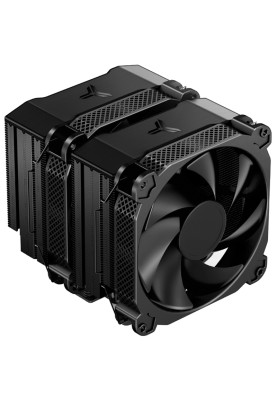 Кулер для процесора Jonsbo HX7280, Black, алюміній/мідь, 1x140 мм + 1x120 мм, PWM, для Intel 115x/1200/1700/2011, AMD AMx/FMx, до 280 Вт