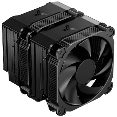 Кулер для процесора Jonsbo HX7280, Black, алюміній/мідь, 1x140 мм + 1x120 мм, PWM, для Intel 115x/1200/1700/2011, AMD AMx/FMx, до 280 Вт