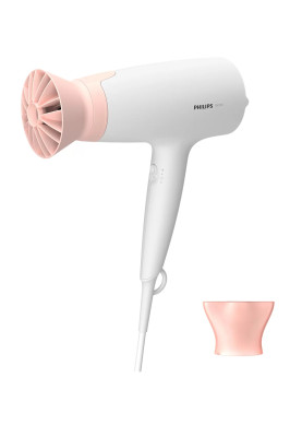 Фен Philips BHD300/10, White/Pink, 1600W, 3 швидкості, 3 режими, концентратор, насадка ThermoProtect