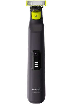 Бритва-Тример-Стайлер Philips QP6541/15 OneBlade (2в1) Black, сухе/вологі гоління, гребінь для підрівнювання, 14 установок, живлення акумулятор, індикатор зарядки