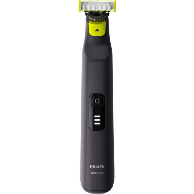 Бритва-Тример-Стайлер Philips QP6541/15 OneBlade (2в1) Black, сухе/вологі гоління, гребінь для підрівнювання, 14 установок, живлення акумулятор, індикатор зарядки