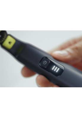 Бритва-Тример-Стайлер Philips QP6541/15 OneBlade (2в1) Black, сухе/вологі гоління, гребінь для підрівнювання, 14 установок, живлення акумулятор, індикатор зарядки