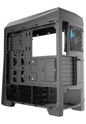 Корпус AZZA Chroma 410A Black, без БЖ, Mid Tower, для ATX / Micro ATX / Mini ITX, 2хUSB 2.0, 2хUSB 3.0, 2x 120 мм Black Fan, 1x120 мм AZZA Prisma ARGB Fan (CSAZ-410A)