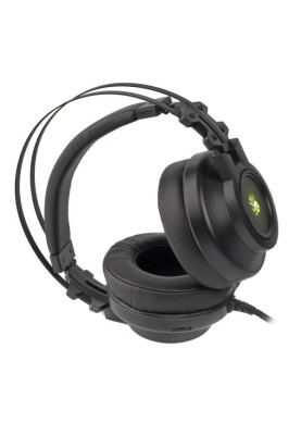 Навушники Bloody G525, Black, игрові з мікрофоном, 7.1 віртуальный звук, RGB, USB, накладні, кабель 2.0 м