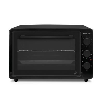 Електродуховка Liberton LEO-353 Black, 1300W, 35 л, поворотні перемикачі, індикатор роботи, 3 режими нагрівання