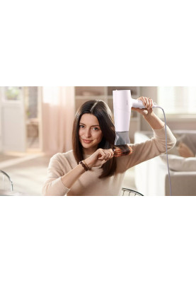 Фен Philips BHD500/00, White, 2100W, 2 швидкості, 3 температурні режими, подача холодного повітря, насадка-концентратор 14 мм, іонізація