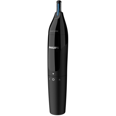 Тример Philips NT1650/16, Black, для носа і вух, сухе/вологі гоління, живлення акумулятор
