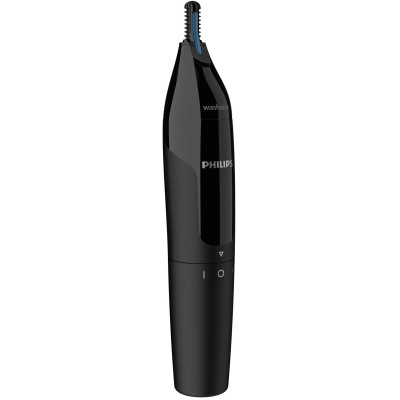 Тример Philips NT1650/16, Black, для носа і вух, сухе/вологі гоління, живлення акумулятор