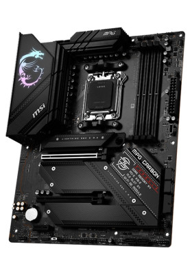 Материнська плата AM5 MSI MPG B650 CARBON WIFI, B650, 4xDDR5, Int.Video (CPU), 6xSATA3, 4xM.2, 2xPCI-E 4.0 16x, 1xPCI-E 3.0 1x, ALC4080, RTL8125, WiFi 6, Bluetooth 5.2, 10xUSB3.2/6xUSB2.0, HDMI/DP, ATX