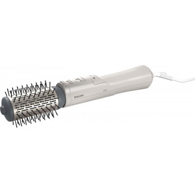 Фен-щітка Philips BHA710/00, White, 1000W, 3 режими, 2 швидкості, функція іонізації, турмалінове покриття, щітка з висувною щетиною 30 мм, щітка 50 мм, кришка для насадки 50 мм