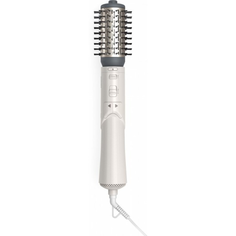 Фен-щітка Philips BHA710/00, White, 1000W, 3 режими, 2 швидкості, функція іонізації, турмалінове покриття, щітка з висувною щетиною 30 мм, щітка 50 мм, кришка для насадки 50 мм