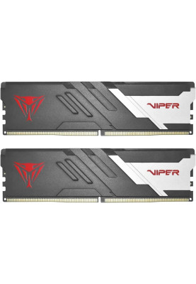 Пам'ять 16Gb x 2 (32Gb Kit) DDR5, 6200 MHz, Patriot Venom, Black, 40-40-40-76, 1.35V, з радіатором (PVV532G620C40K)