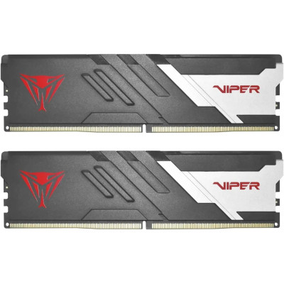Пам'ять 16Gb x 2 (32Gb Kit) DDR5, 6200 MHz, Patriot Venom, Black, 40-40-40-76, 1.35V, з радіатором (PVV532G620C40K)