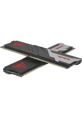 Пам'ять 16Gb x 2 (32Gb Kit) DDR5, 6200 MHz, Patriot Venom, Black, 40-40-40-76, 1.35V, з радіатором (PVV532G620C40K)