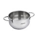 Каструля Ardesto BLACK MARS AR0723S Steel, 2.3л, діаметр 18см, нержавіюча сталь, кришка скляна, підходить для використання з усіма типами плит