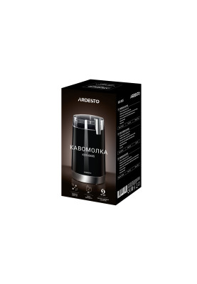 Кавомолка Ardesto KCG-8805, Black, 150 Вт, 45 г, ніж з нержавіючої сталі