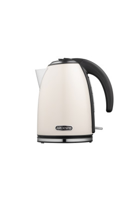 Електрочайник Ardesto EKL-F340BG, Beige, 2200 Вт, 1.7 л, дисковий, індикатор роботи, корпус пластик/метал, захист від перегріву та автоматичне відключення при відсутності води
