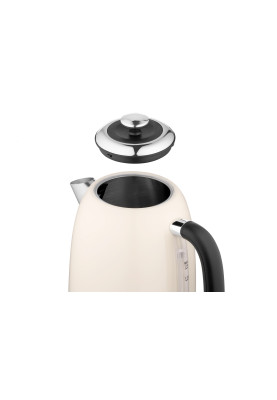 Електрочайник Ardesto EKL-F410BG, Beige, 2200 Вт, 1.8 л, дисковий, індикатор роботи, корпус нержавіюча сталь, захист від перегріву та автоматичне відключення при відсутності води