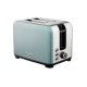 Тостер Ardesto T-F400G, Mint/Steel, 930W, 2 тости, 2 відділення, 7 режимів підсмажування