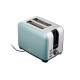 Тостер Ardesto T-F400G, Mint/Steel, 930W, 2 тости, 2 відділення, 7 режимів підсмажування