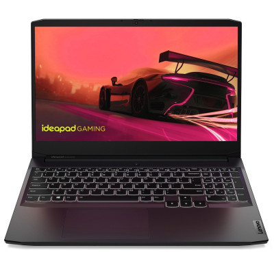 Ноутбук 15" Lenovo Gaming 3 15IHU6 (82K101G6RA) Shadow Black 15.6" FullHD 1920x1080 IPS матовий 120Hz, Intel Core i5-11320H 3.2-4.5GHz, RAM 16GB, SSD 256GB + HDD 1TB, nVidia GeForce RTX 3050 4GB, noDVD, DOS, підсвічування клавіатури