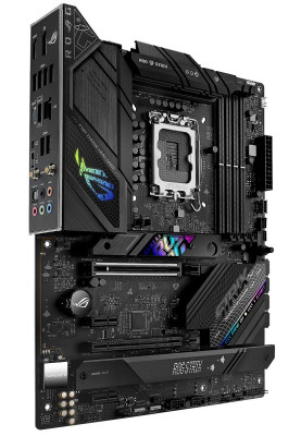 Материнська плата LGA1700, Asus ROG STRIX B760-F GAMING WIFI, B760, 4xDDR5, Int.Video(CPU), 4xSATA3, 3xM.2, 1xPCI-E 16x 5.0, 1xPCI-E 16x 3.0, 1xPCI-E 1x 3.0, ALC4080, Intel 2.5Gb, WiFi 6, Bluetooth 5.3, 10xUSB3.2/2xUSB2.0, HDMI/DP, ATX