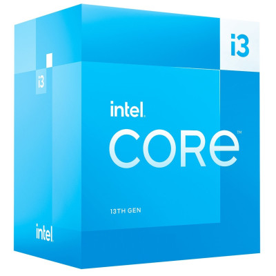 Процесор Intel Core i3 (LGA1700) i3-13100, Box, 4x3.4 GHz (Turbo Boost 4.5 GHz, 8 потоків), UHD Graphics 730, L3 12Mb Smart Cache, Raptor Lake, 7 nm, TDP 60W (BX8071513100)
