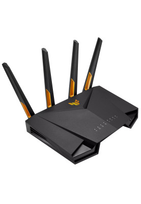 Роутер Asus TUF Gaming AX3000 V2, Black, WiFi 6, до 3000 MB/s, 4xGLan, 1xGWan, 1xUSB3.2, 4 зовнішніх антен