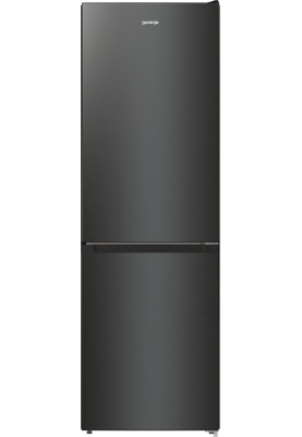 Холодильник Gorenje NRKE62BXL, Black, двокамерний, загальний об'єм 320L, корисний об'єм 203L/99L, No Frost, клас енергоспоживання А++, внутрішній дисплей, 185x59.2x60 см