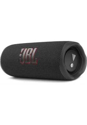 Колонка портативна 2.0 JBL Flip 6, Black, 30 Bт, Bluetooth, живлення від акумулятора, 4800 mAh, IPX7 водонепроникна (JBLFLIP6BLKEU)