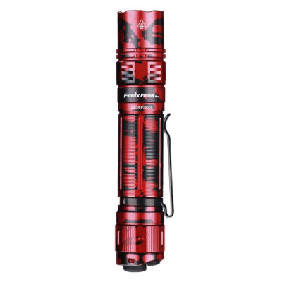Ліхтар ручний Fenix PD36R Pro Red, 30-2800 лм, до 380 м, 6 режимів роботи, удароміцність 1 м, акумулятор 21700 ємністю 5000 мАг/ARB-L21-5000, час роботи 3.30-42 год, IP68, 169 г