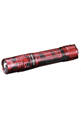 Ліхтар ручний Fenix PD36R Pro Red, 30-2800 лм, до 380 м, 6 режимів роботи, удароміцність 1 м, акумулятор 21700 ємністю 5000 мАг/ARB-L21-5000, час роботи 3.30-42 год, IP68, 169 г