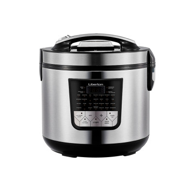 Мультиварка Liberton LMC-3106, Silver/Black, 900W, 5л, керування електронне, 33 програми, таймер, підтримка температури, тефлонове покриття чаші