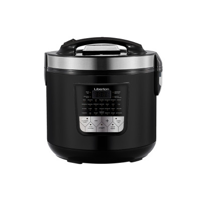 Мультиварка Liberton LMC-3107, Black/Silver, 900W, 5л, керування електронне, 33 програми, таймер, підтримка температури, тефлонове покриття чаші