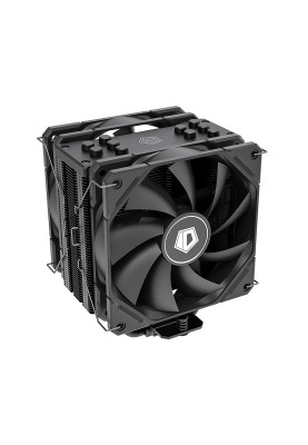 Кулер для процесора ID-Cooling SE-225-XT Black V2, 2x120 мм, алюміній/мідь, Intel: 2066, 2011, 1700, 1200, 1150, 1151, 1155, 1156, AMD: AM4/AM5, 150х128х108 мм, 4-pin PWM, до 220 Вт