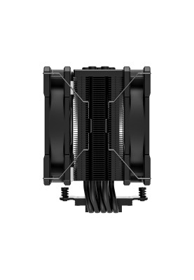 Кулер для процесора ID-Cooling SE-225-XT Black V2, 2x120 мм, алюміній/мідь, Intel: 2066, 2011, 1700, 1200, 1150, 1151, 1155, 1156, AMD: AM4/AM5, 150х128х108 мм, 4-pin PWM, до 220 Вт